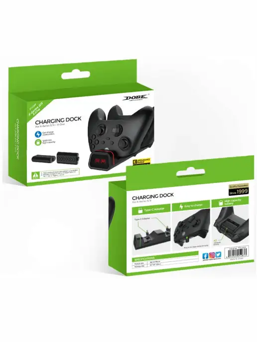 DOBE Cтанция для контроллеров Xbox Series S X, вариант, фото 5