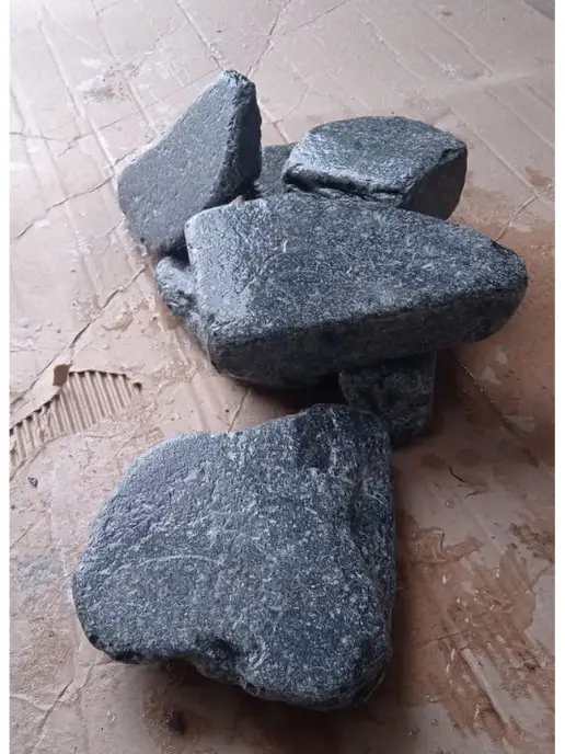 bazaltsite Талькохлорит обвалованный 7-15 см 20 кг камни для бани, 20 кг, фото 4