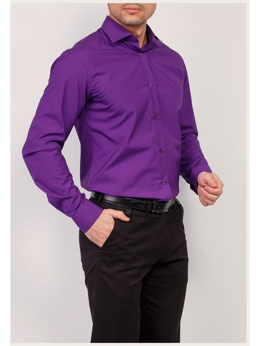 Фиолетовая рубашка