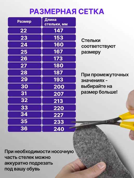 Trives Стельки ортопедические зимние детские при плоскостопии, серый, фото 8