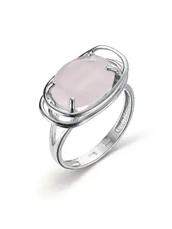 кольцо с розовым агатом Костромской завод RaZZhiVin 70011563 купить за 2 502 ₽ в интернет-магазине Wildberries