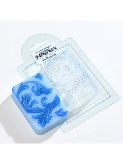 AnyMolds Зимние узоры форма для мыла и шоколада, белый