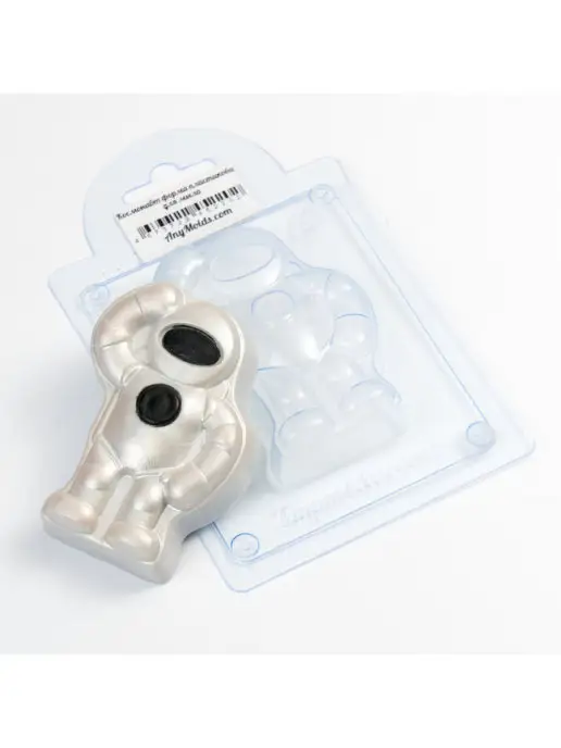 AnyMolds Космонавт форма для мыла и шоколада, белый, фото 2