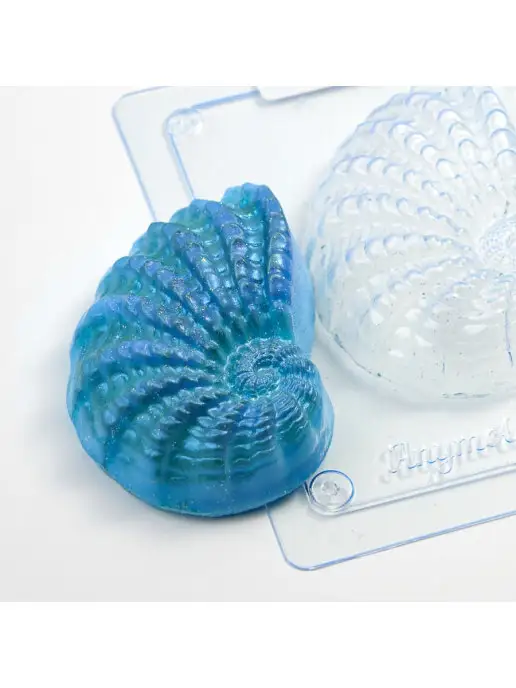 AnyMolds Морская раковина форма для мыла, белый, фото 3