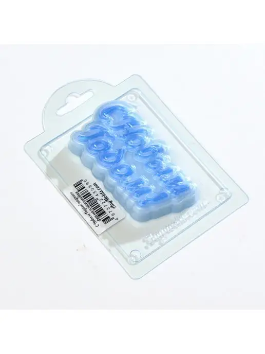 AnyMolds С Новым Годом! надпись форма для мыла, белый, фото 3