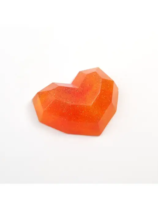 AnyMolds Сердце граненое форма для мыла, белый, фото 3