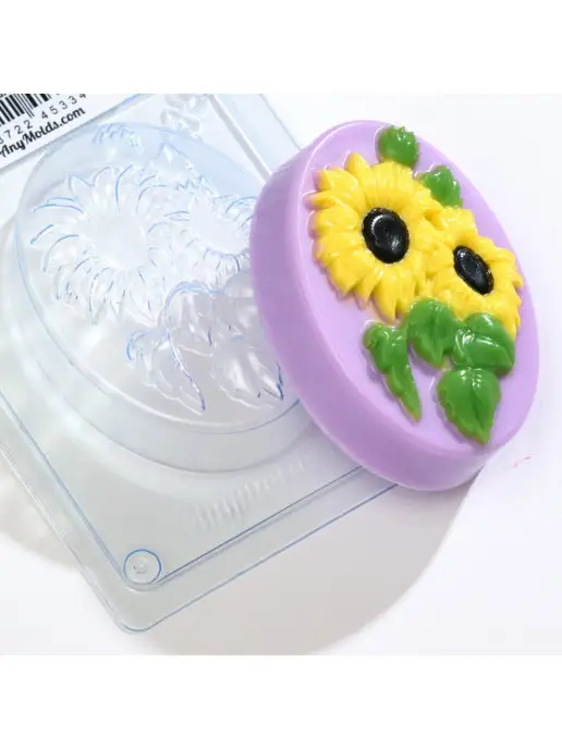 AnyMolds Подсолнухи форма для мыла и шоколада, белый, фото 2