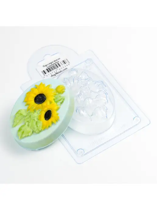AnyMolds Подсолнухи форма для мыла и шоколада, белый, фото 6