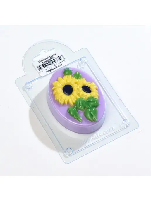 AnyMolds Подсолнухи форма для мыла и шоколада, белый, фото 8