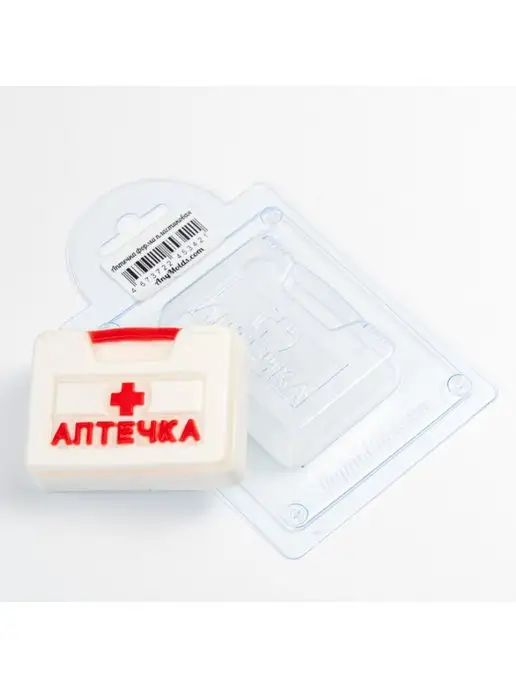 AnyMolds Аптечка форма для мыла и шоколада, белый
