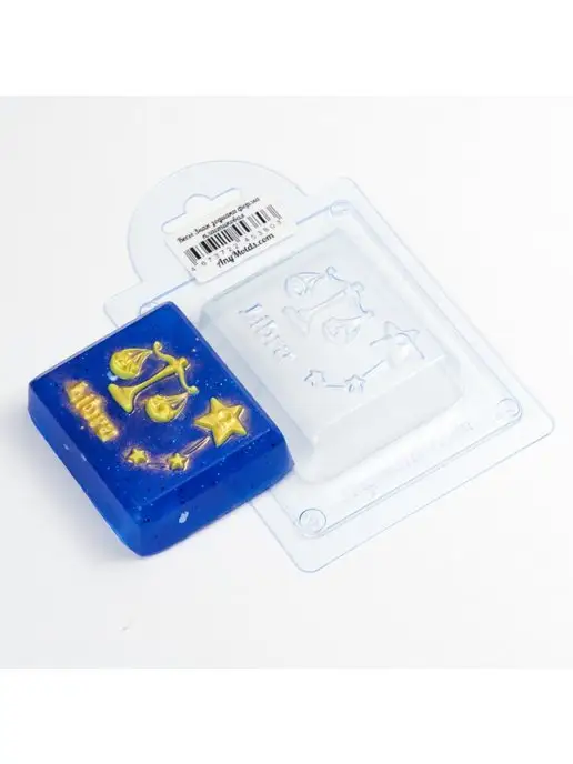 AnyMolds Весы Знак зодиака форма для мыла, белый