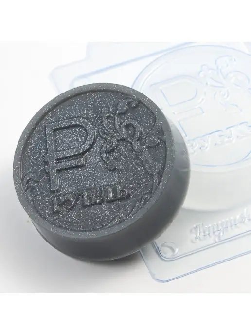 AnyMolds Рубль форма для мыла и шоколада, белый, фото 2