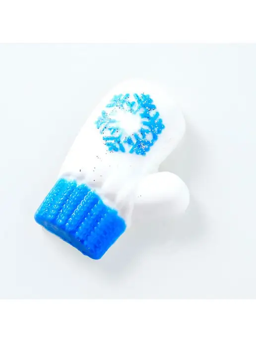 AnyMolds Варежка со снежинкой форма для мыла, белый, фото 2