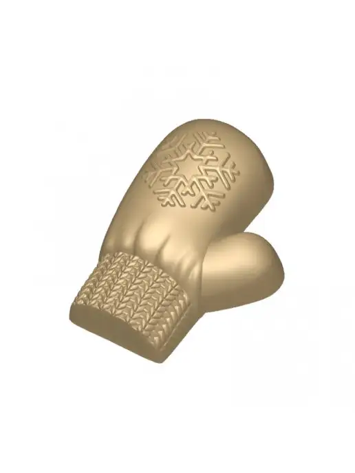 AnyMolds Варежка со снежинкой форма для мыла, белый, фото 4