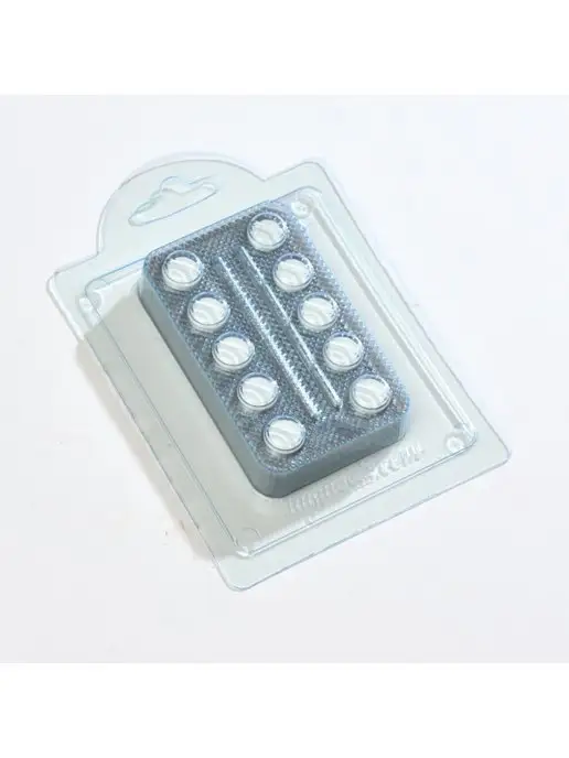 AnyMolds Таблетки форма для мыла и шоколада, белый