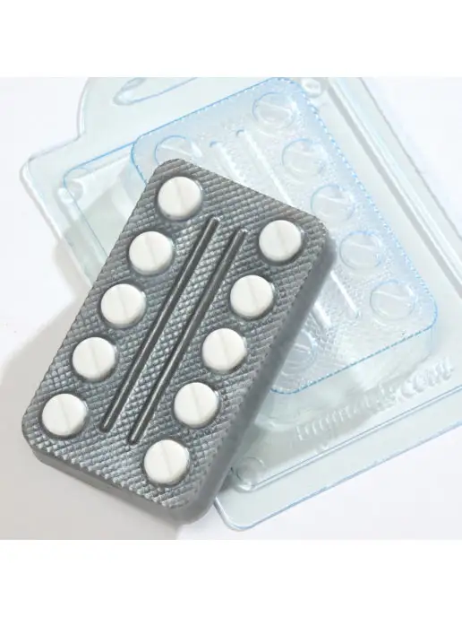 AnyMolds Таблетки форма для мыла и шоколада, белый, фото 2
