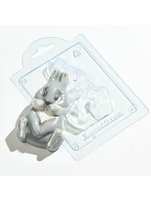 AnyMolds Зайчонок форма для мыла и шоколада, белый