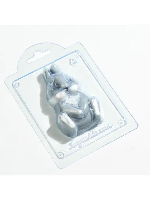 AnyMolds Зайчонок форма для мыла и шоколада, белый, фото 3