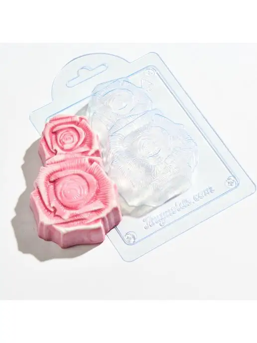 AnyMolds Восьмерка из роз форма для мыла, белый