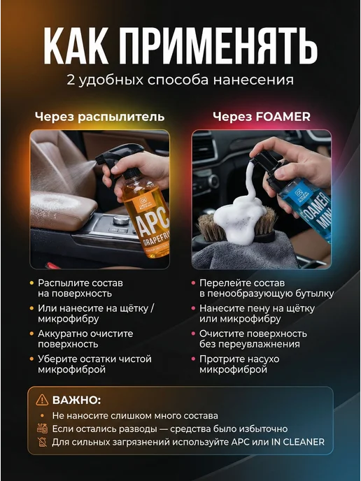 Chemical Russian Универсальный очиститель салона - APC Bubble Gum 500 мл, 500 мл, фото 4