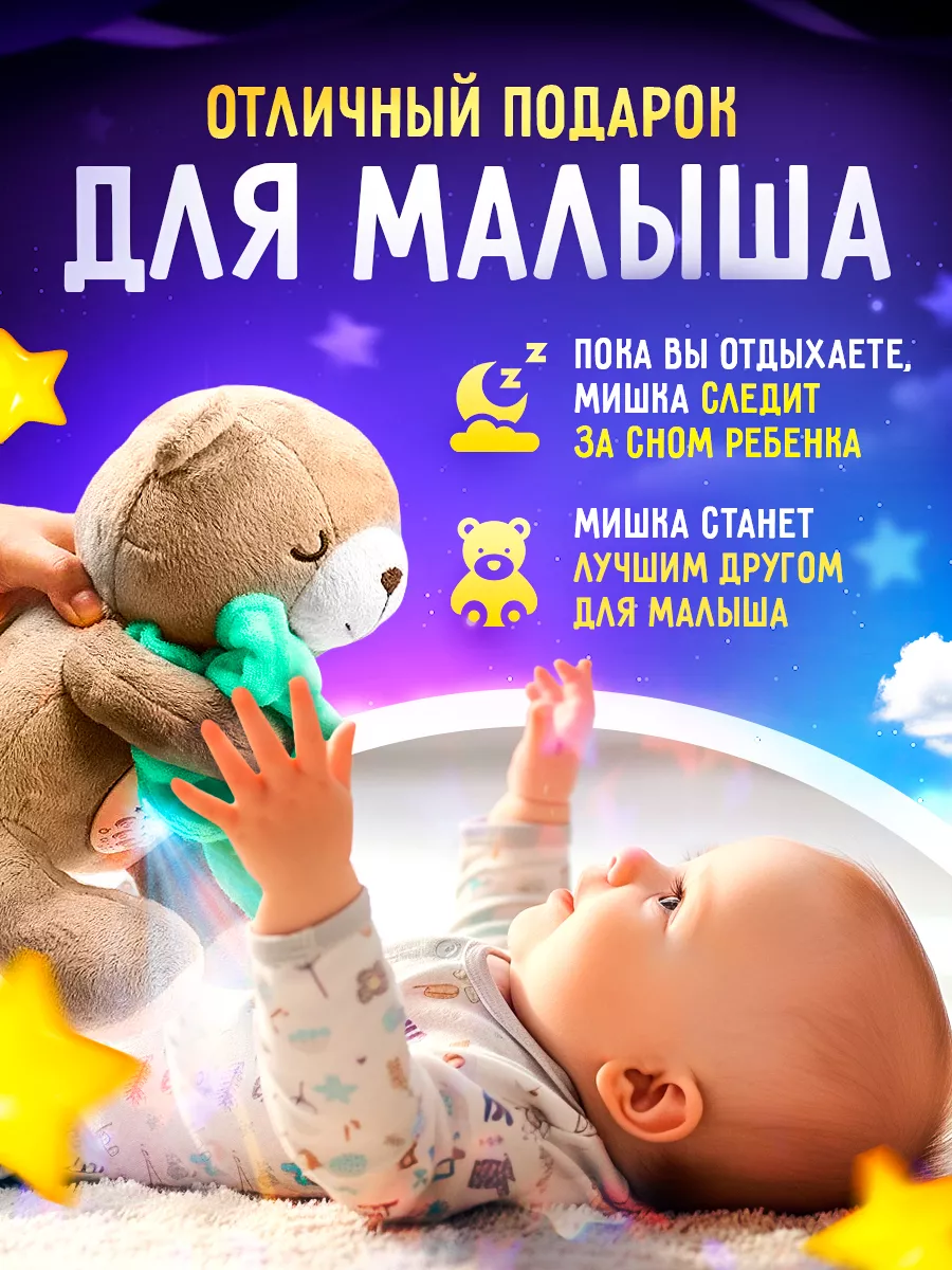 Ночник проектор с белым шумом Babypolis 70096708 купить за 2 387 ₽ в  интернет-магазине Wildberries