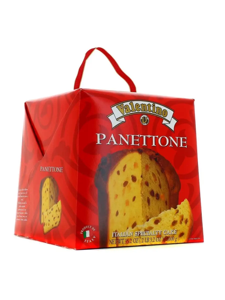 Кекс (Кулич) Panettone VALENTINO с изюмом и цукатами 1кг Valentino 70104448  купить в интернет-магазине Wildberries