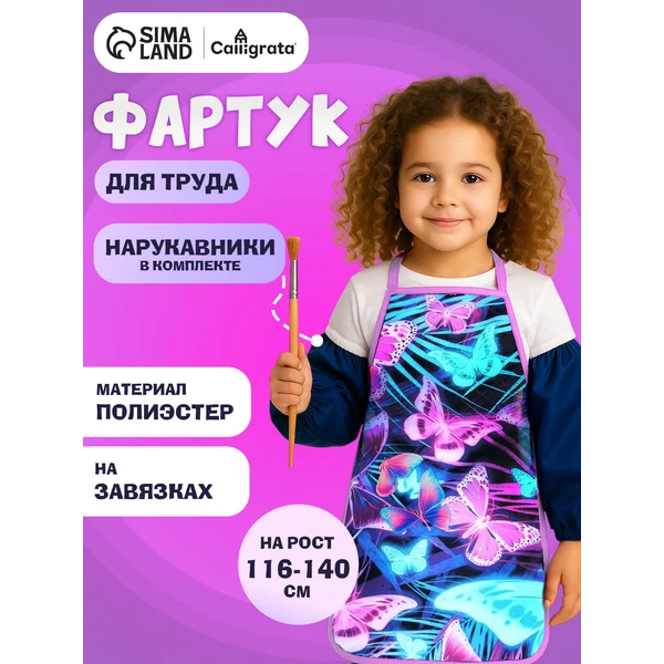 Фартук для труда, с нарукавниками