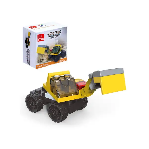 Конструктор "Экскаватор", 21 деталь