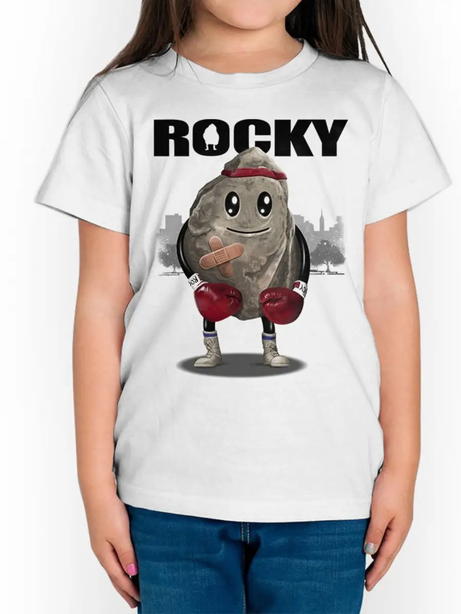 Футболка с принтом Рокки Бальбоа / Rocky DreamShirts Studio 70287105 купить  за 1 530 ₽ в интернет-магазине Wildberries