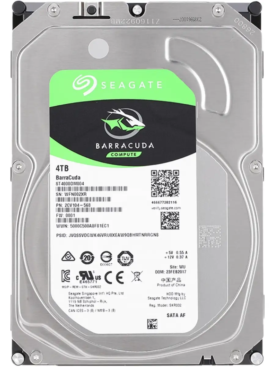 Внутренний жесткий диск 4TB (ST4000DM004) Seagate купить по цене 11 223 ₽ в интернет-магазине Wildberries | 70314710