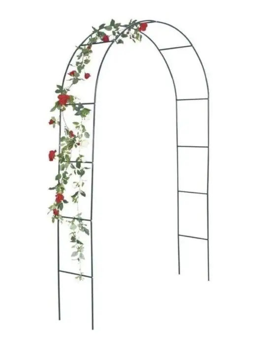 ПИКНИКИСАД Арка садовая металлическая 2.4 * 1.2 * 0.36 м, 2.4x1.2x0.4 м, 0,4 м