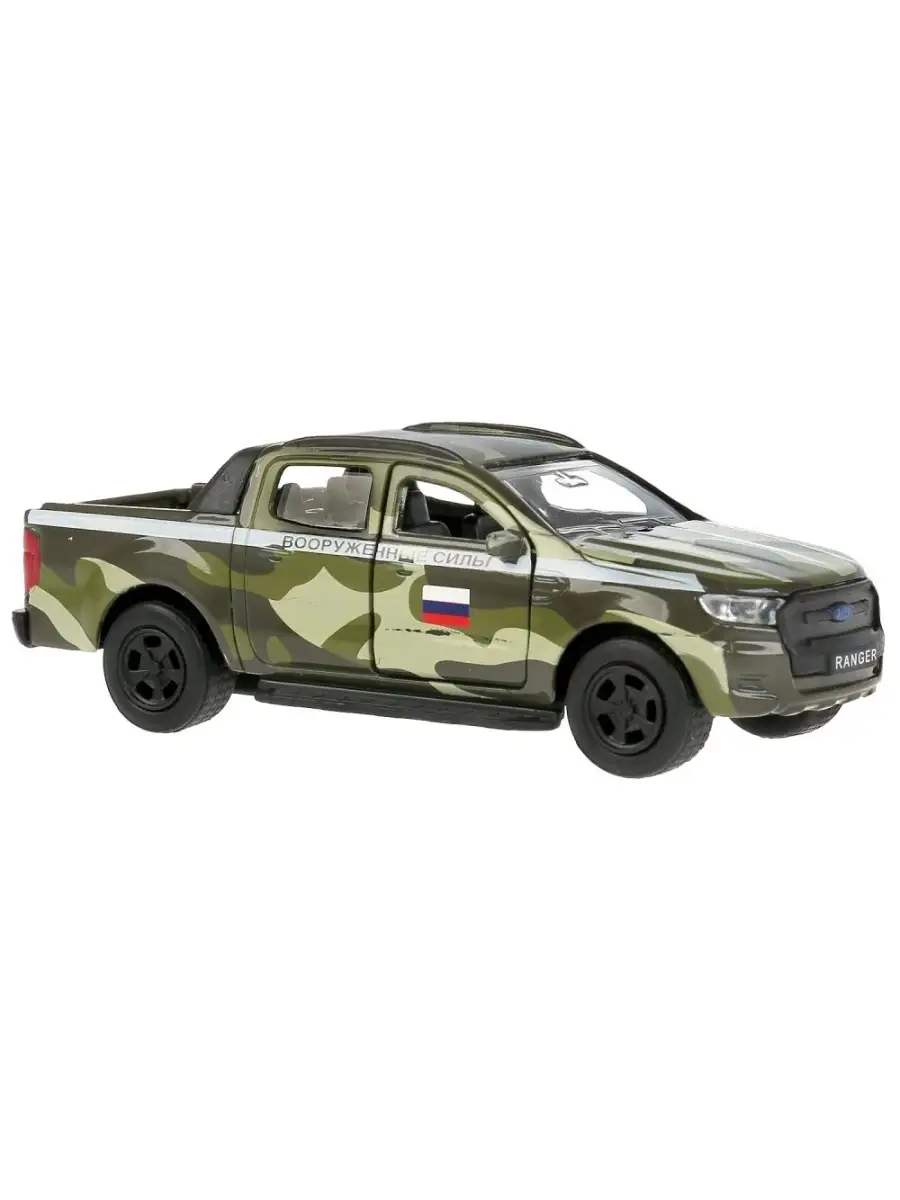 Пикап Ford Ranger армейский в камуфляже SВ-18-09-FR-М-WВ Технопарк 70396783  купить за 530 ₽ в интернет-магазине Wildberries