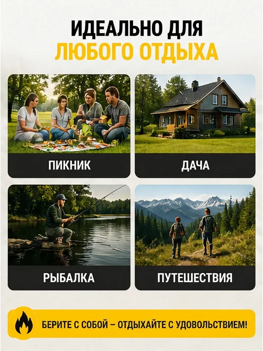 Домашний Сундук Гриль складной для пикника, мангал переносной с ножками, вариант, фото 5