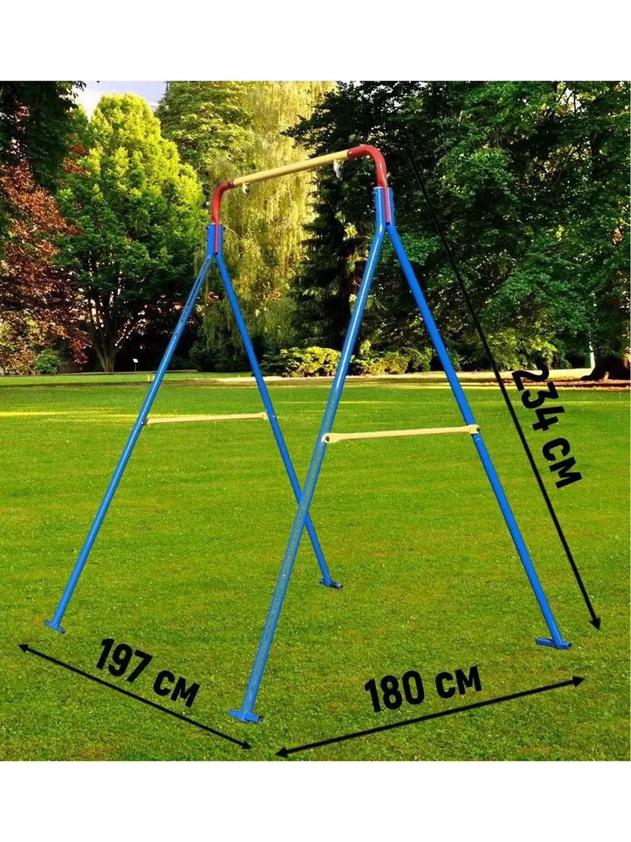 Качели уличные каркас детские садовые для дачи Sportova 70431857 купить за  6 240 ₽ в интернет-магазине Wildberries