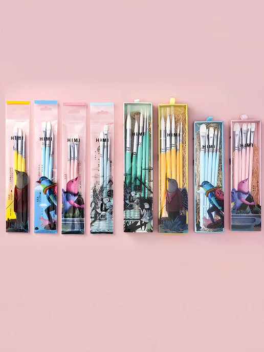 Color KIT Кисти для рисования HIMI набор 3 шт, 3 шт, фото 4