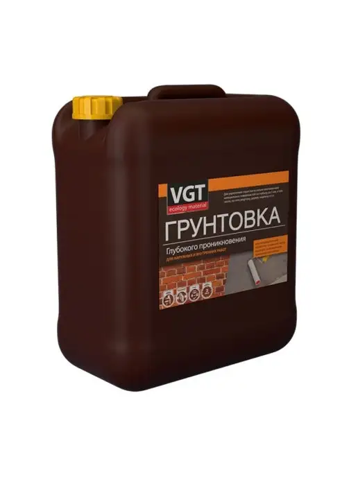 VGT Грунтовка для стен и фасадов глубокого проникновения 5 кг, 5 кг, фото 5