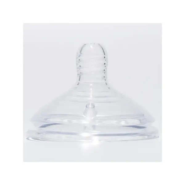 Соска силиконовая, антиколиковая., от 3 мес., широкое горло