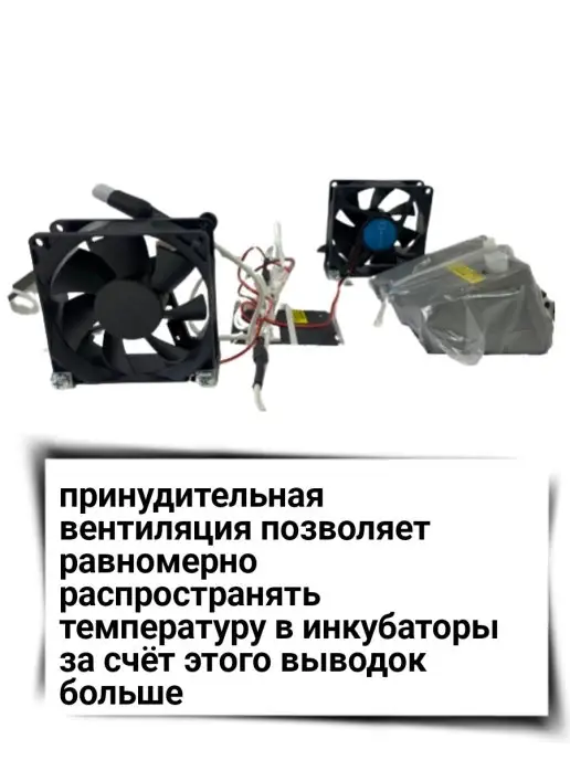 Несушка арт. 64ВГ Инкубатор для яиц Автоматический на 104 куриных 50 гусиных, белый, фото 3