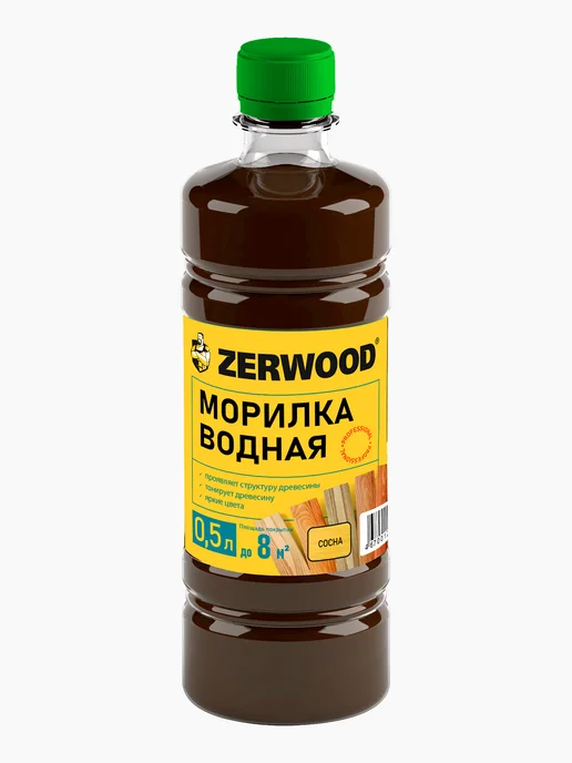 Zerwood Морилка для дерева сосна 0,5л, 500 мл, фото 8