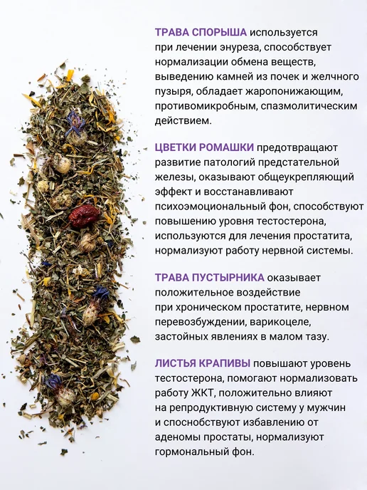 Дивеевское подворье Монастырский чай от простатита для мужчин Мужская сила, вариант, фото 5