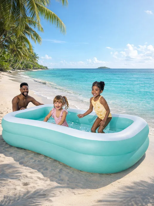 Intex Development Company Inc. Бассейн детский надувной 229х 152х48 см Intex, 229x152x48 см, фото 2