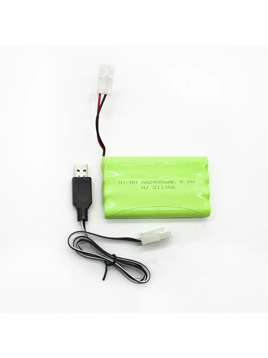 Аккумулятор 9,6 V 2400 mAh c зарядным устройством HJ 70477075 купить за 1  080 ₽ в интернет-магазине Wildberries