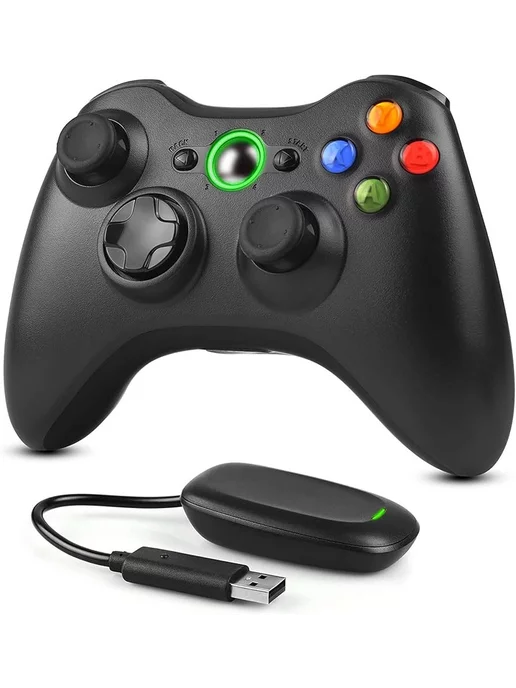 Dexgame Геймпад xbox 360 беспроводной, для пк, черный, фото 5
