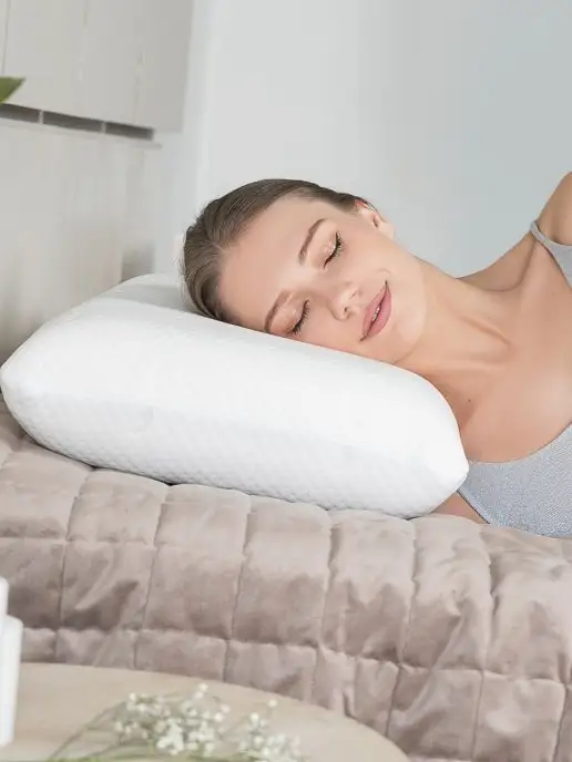 WOWSLEEP Подушка анатомическая для сна, белый, фото 5