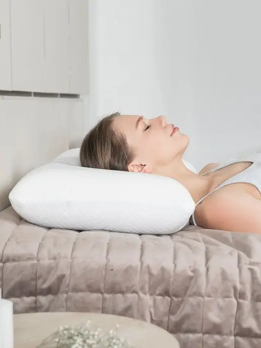 WOWSLEEP Подушка анатомическая для сна, белый, фото 6