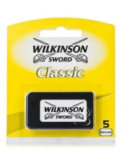 Classic Двусторонние лезвия для Т-образного станка (5 шт.) Wilkinson Sword 70523412 купить за 306 ₽ в интернет-магазине Wildberries