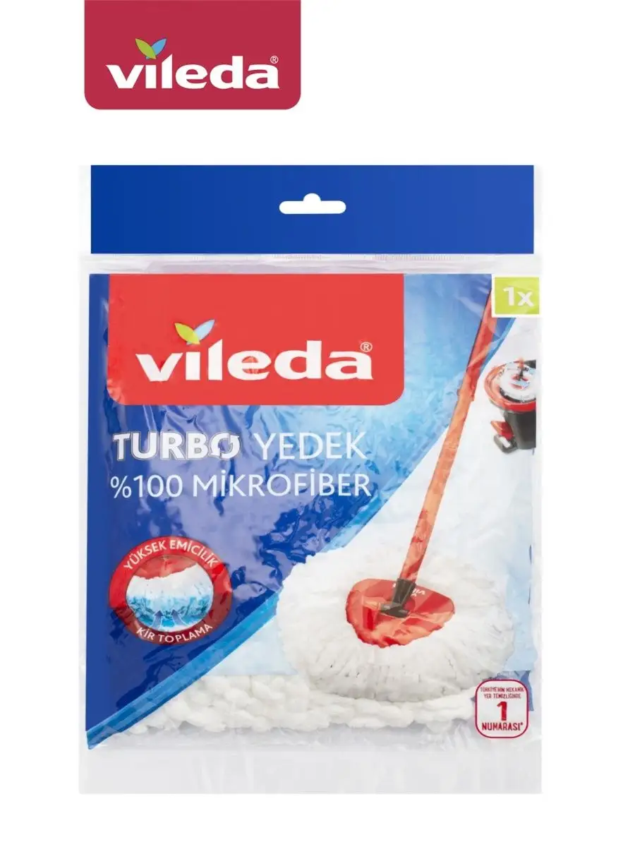 Насадка для швабры Turbo Vileda Vileda 70533698 купить за 712 ₽ в  интернет-магазине Wildberries