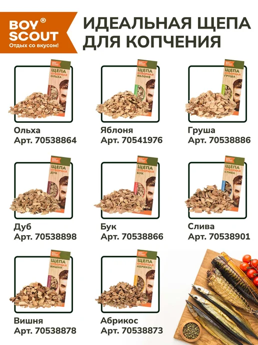 Boyscout Коптильня горячего копчения 3-х ярусная, с поддоном, 40 л, фото 6