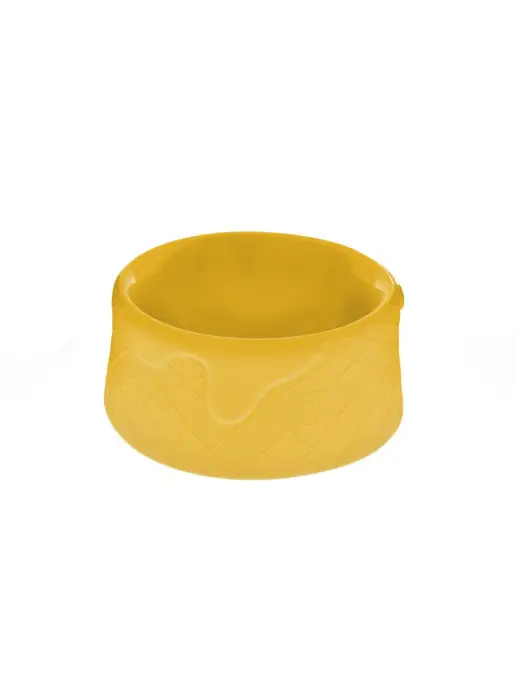PetShop Миска для кошек и собак желтая 14,5 см Ferribiella (Италия), желтый