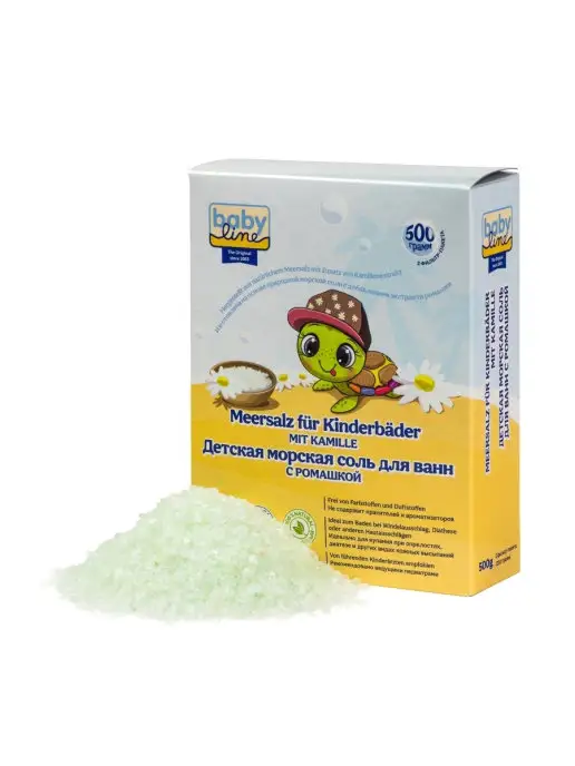 Babyline Детская морская соль с ромашкой 1 кг, 1 кг, фото 5